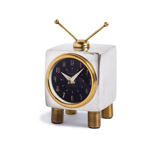 Teevee Table Clock
