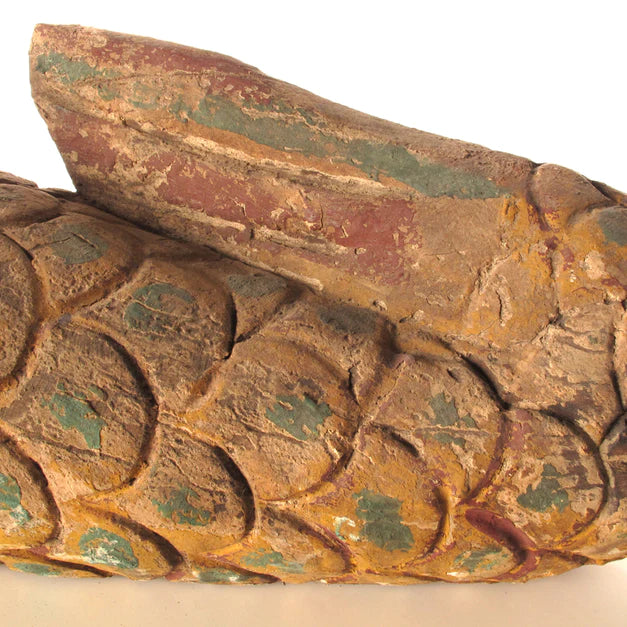 Wood Mermaid Lying On Side
