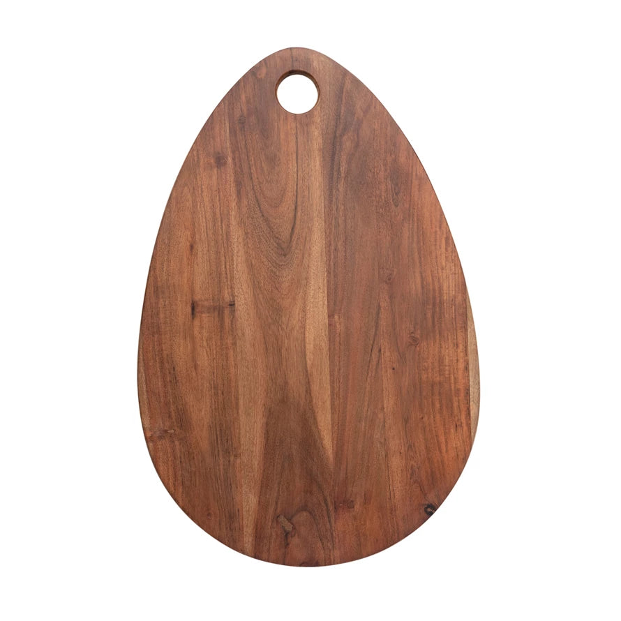 Acacia Wood Cheese/Cutting Board w/ Handle, Natural*