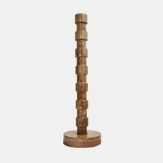 Wood Textured Taper Holder*