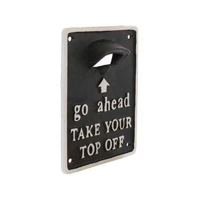 Take Your Top Off Bottle Opener