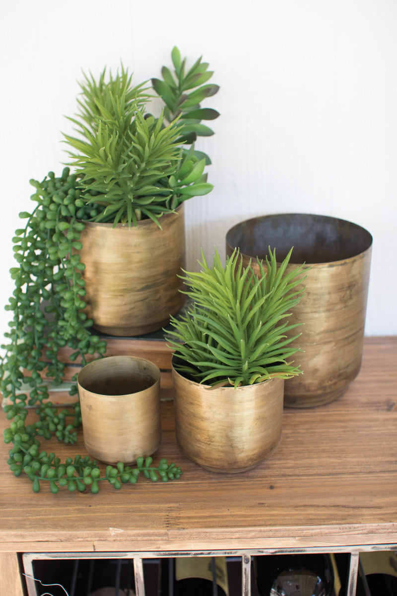 Brass Flower Pot