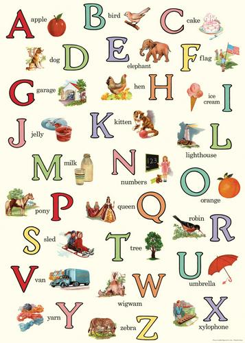 Poster Print A-L
