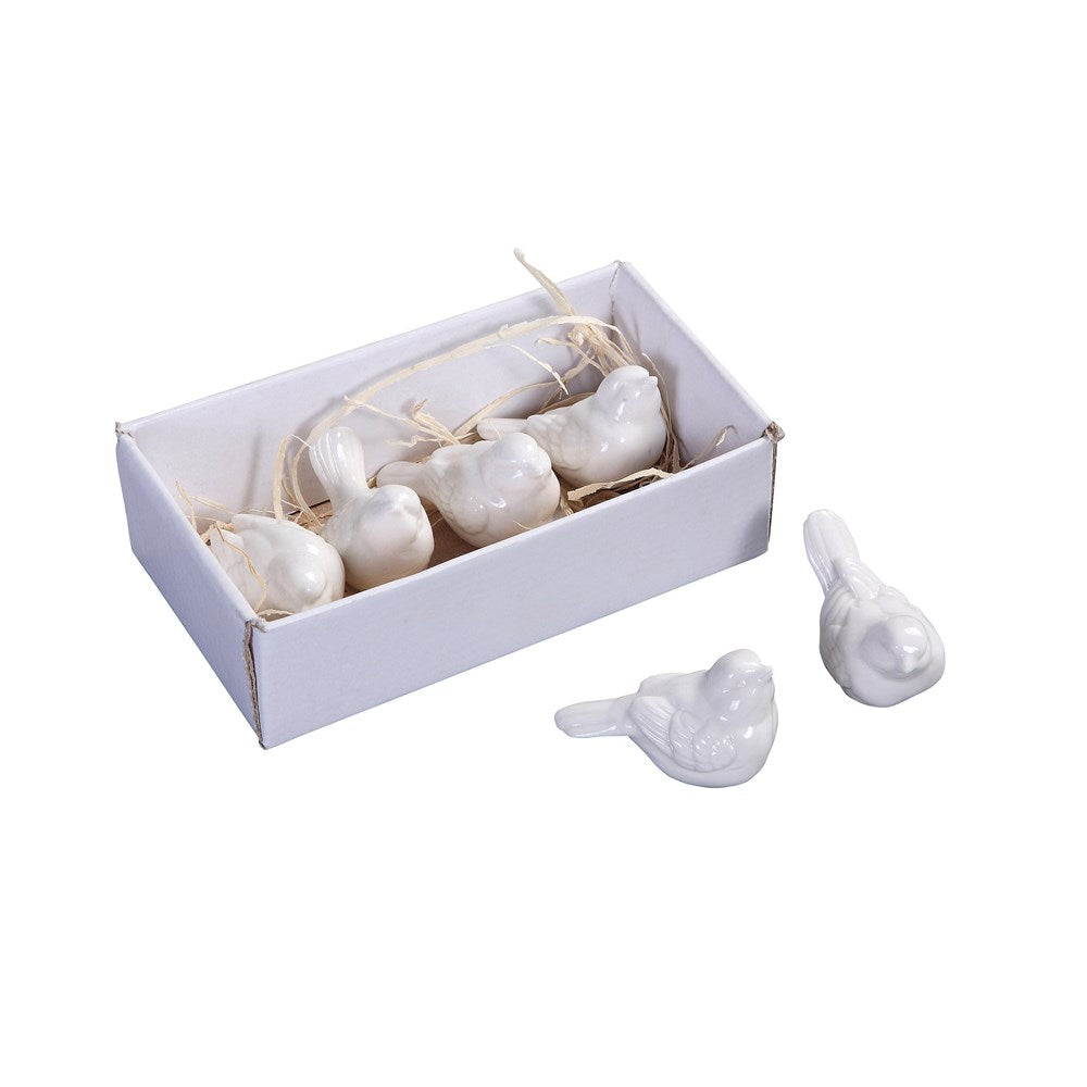 White Ceramic Bird