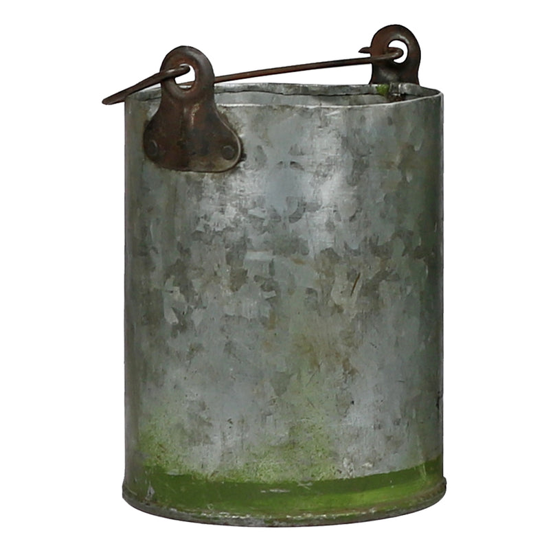 Reclaimed Iron Bucket with Handle