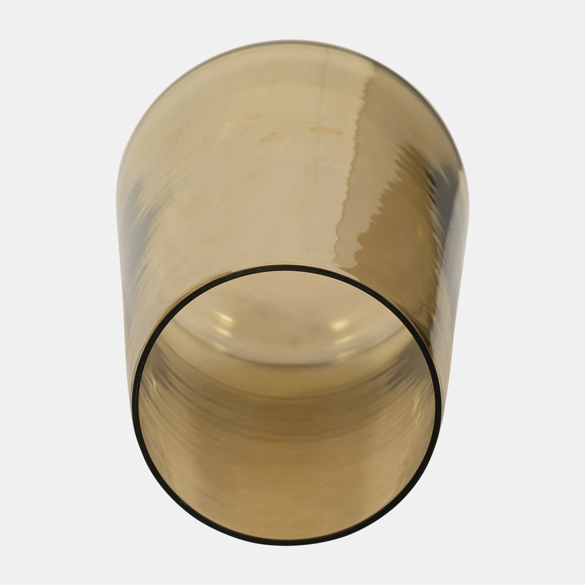 Glass Luster Vase, Gold