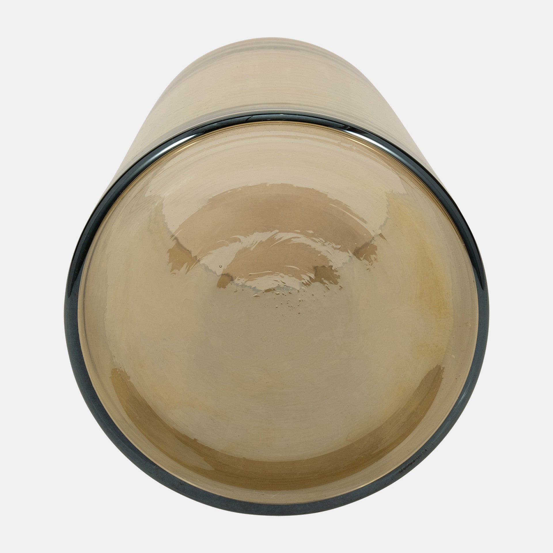 Glass Luster Vase, Gold