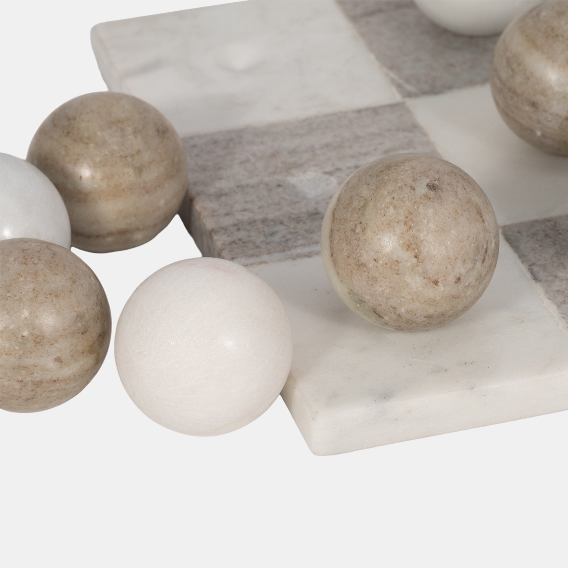 Marble Tic-Tac-Toe Board