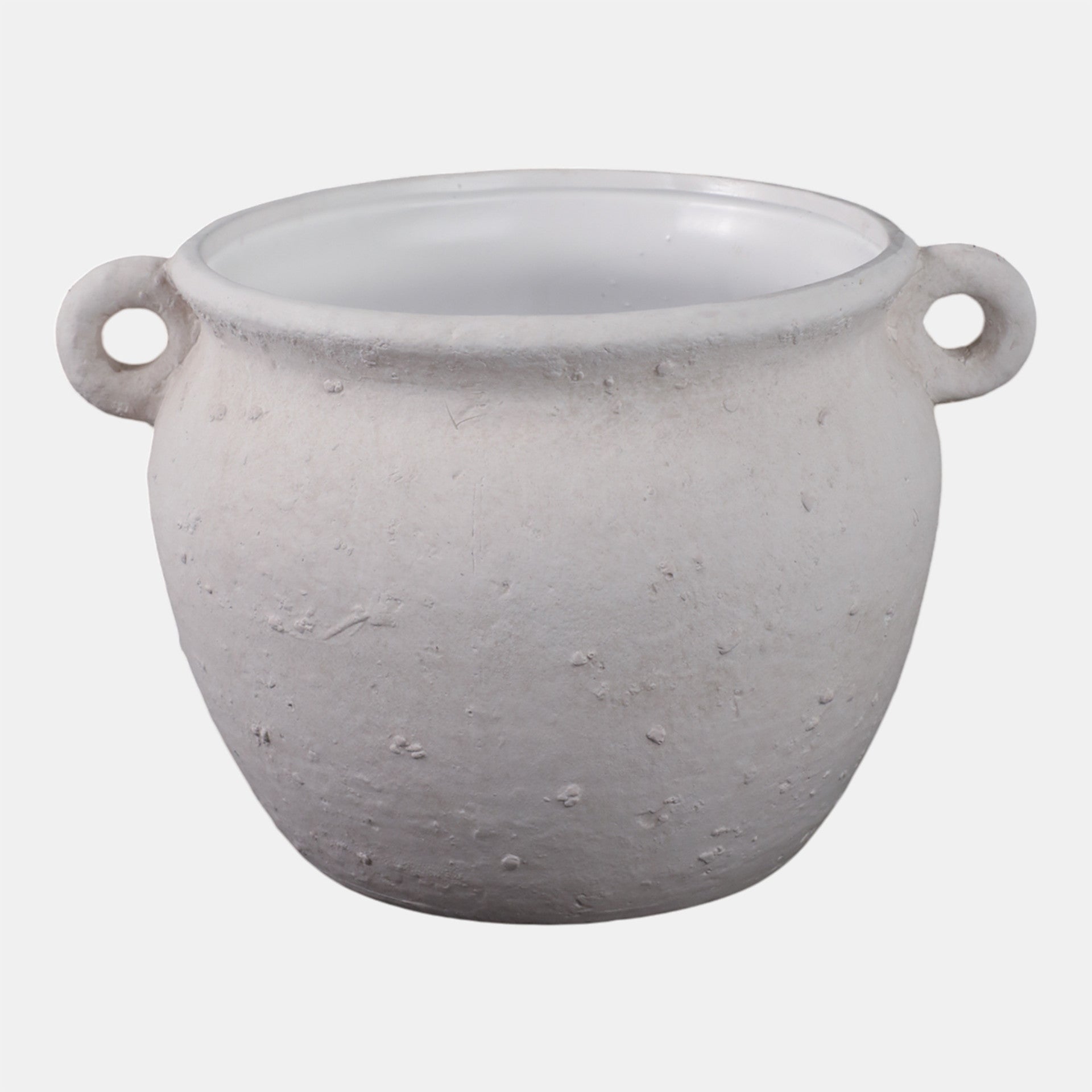 Textured Stoneware Jug Planter*