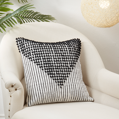Woven Diamond Pillow