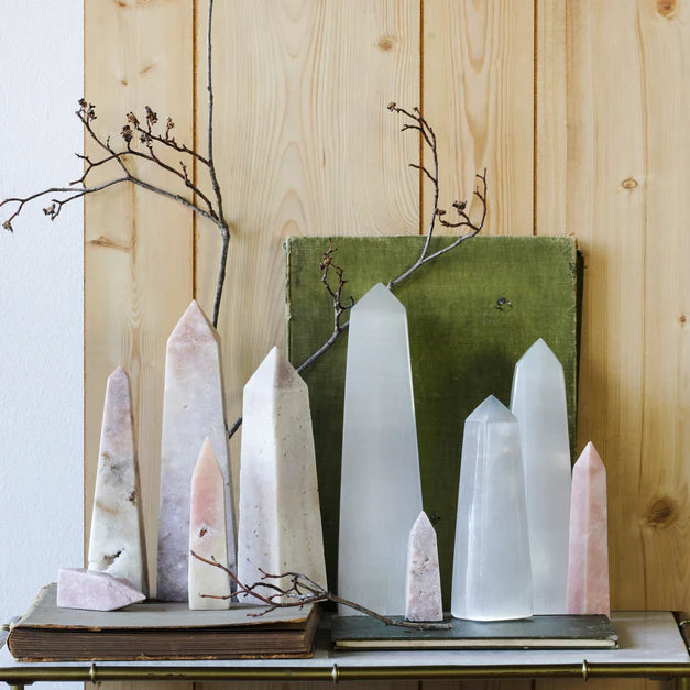Selenite Obelisk