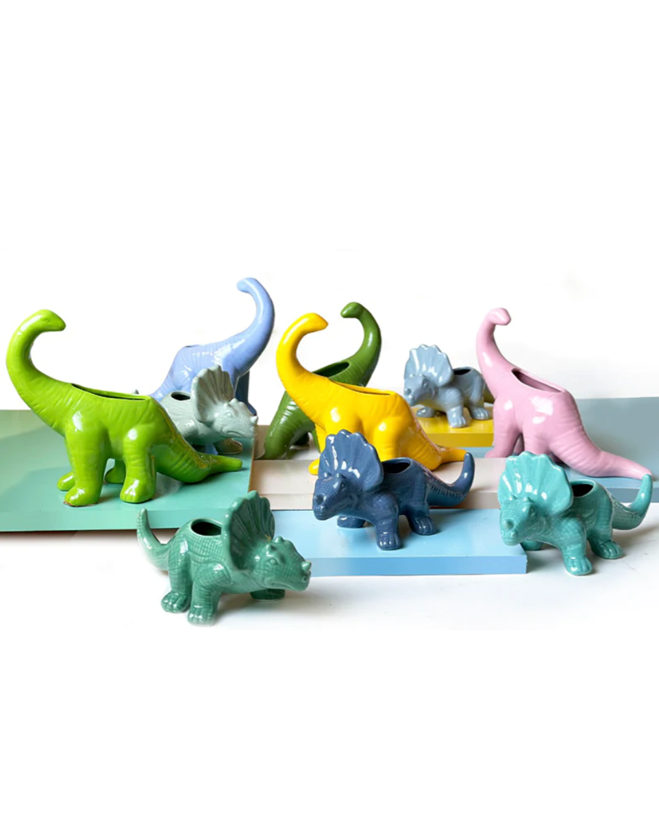 Colorful Dinosaur Planter