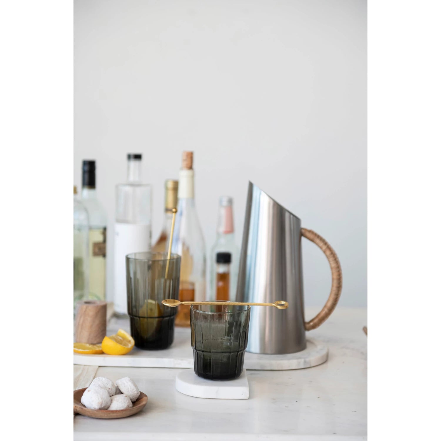 Grey Drinking Glass