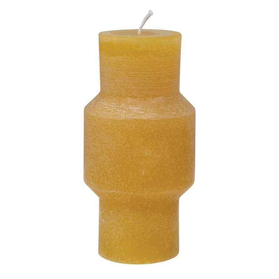 Honey  6" Unscented Totem Pillar Candle