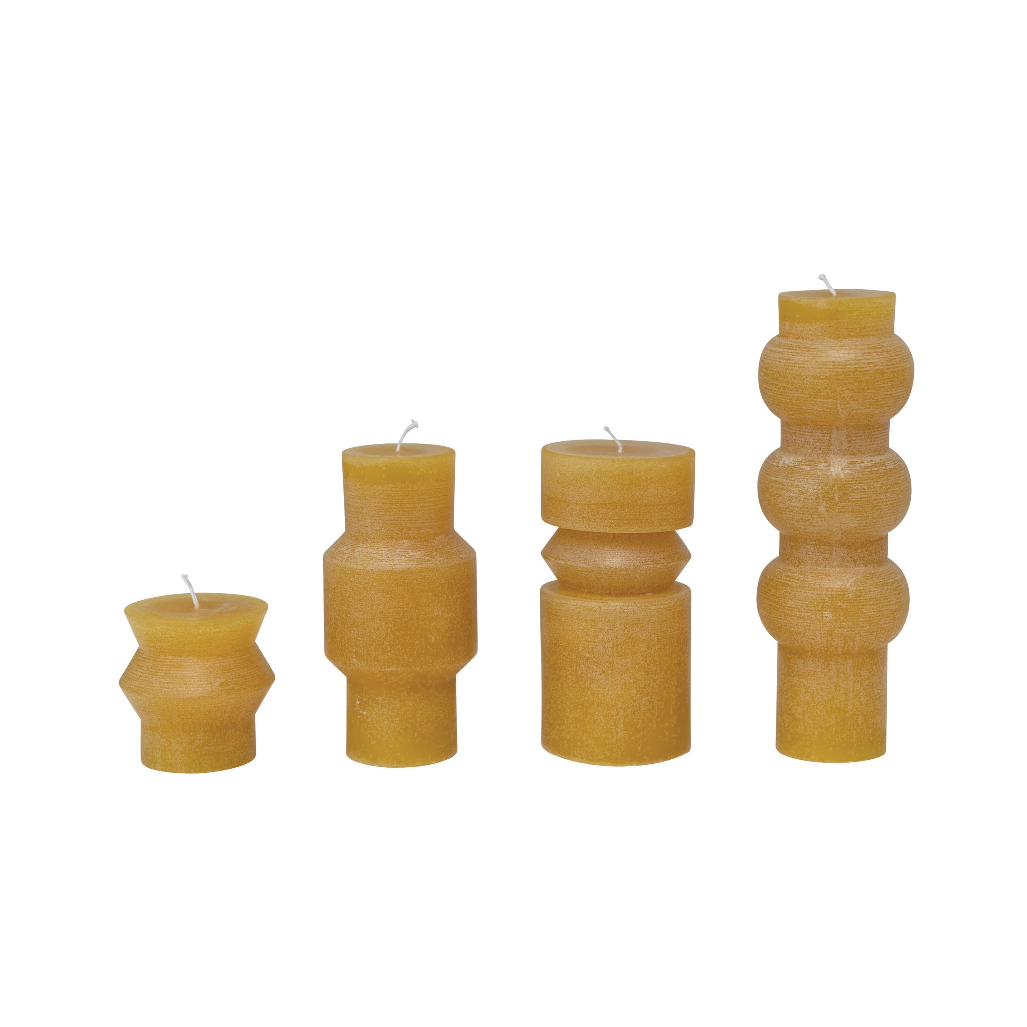 Honey  6" Unscented Totem Pillar Candle