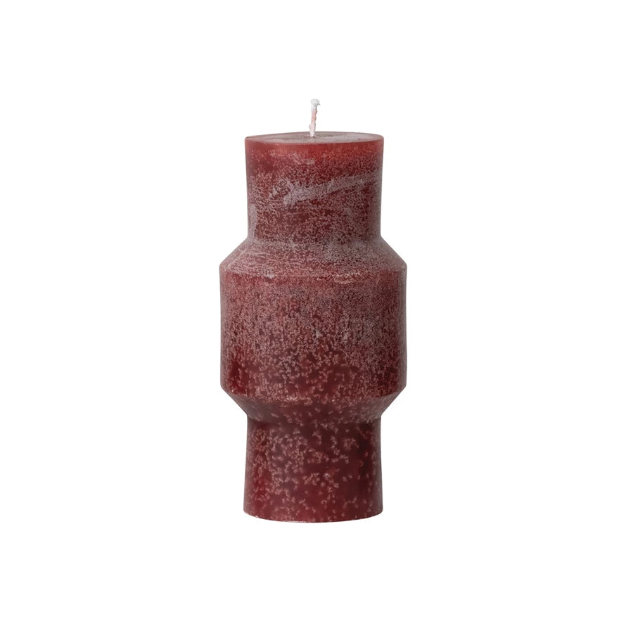 Cabernet 6" Unscented Totem Pillar Candle