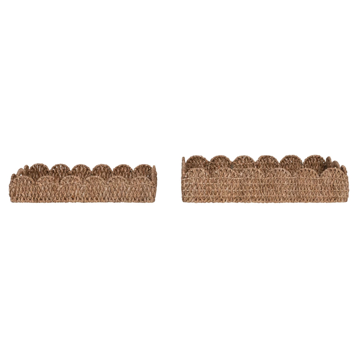Scalloped Edge Tray w/ Handle