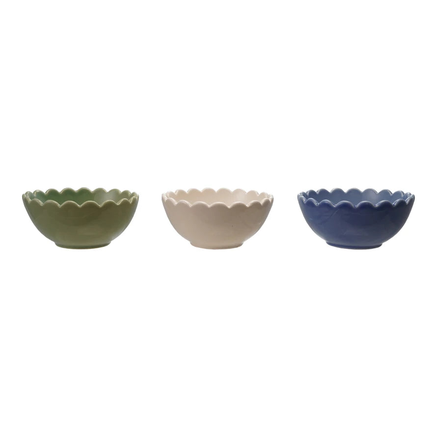 Round Scalloped Bowl 4 1/2"