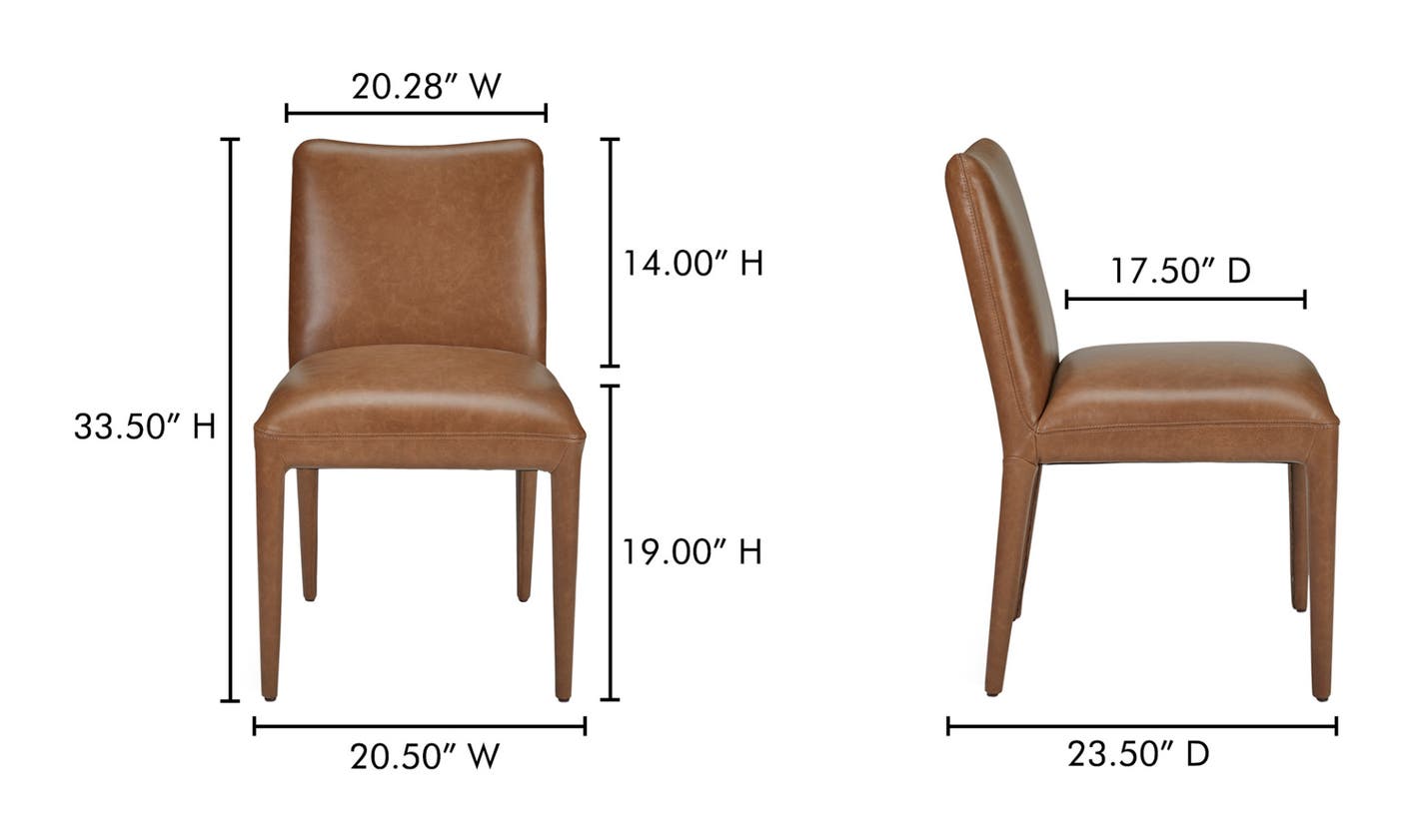 Calla Leather Dining Chair
