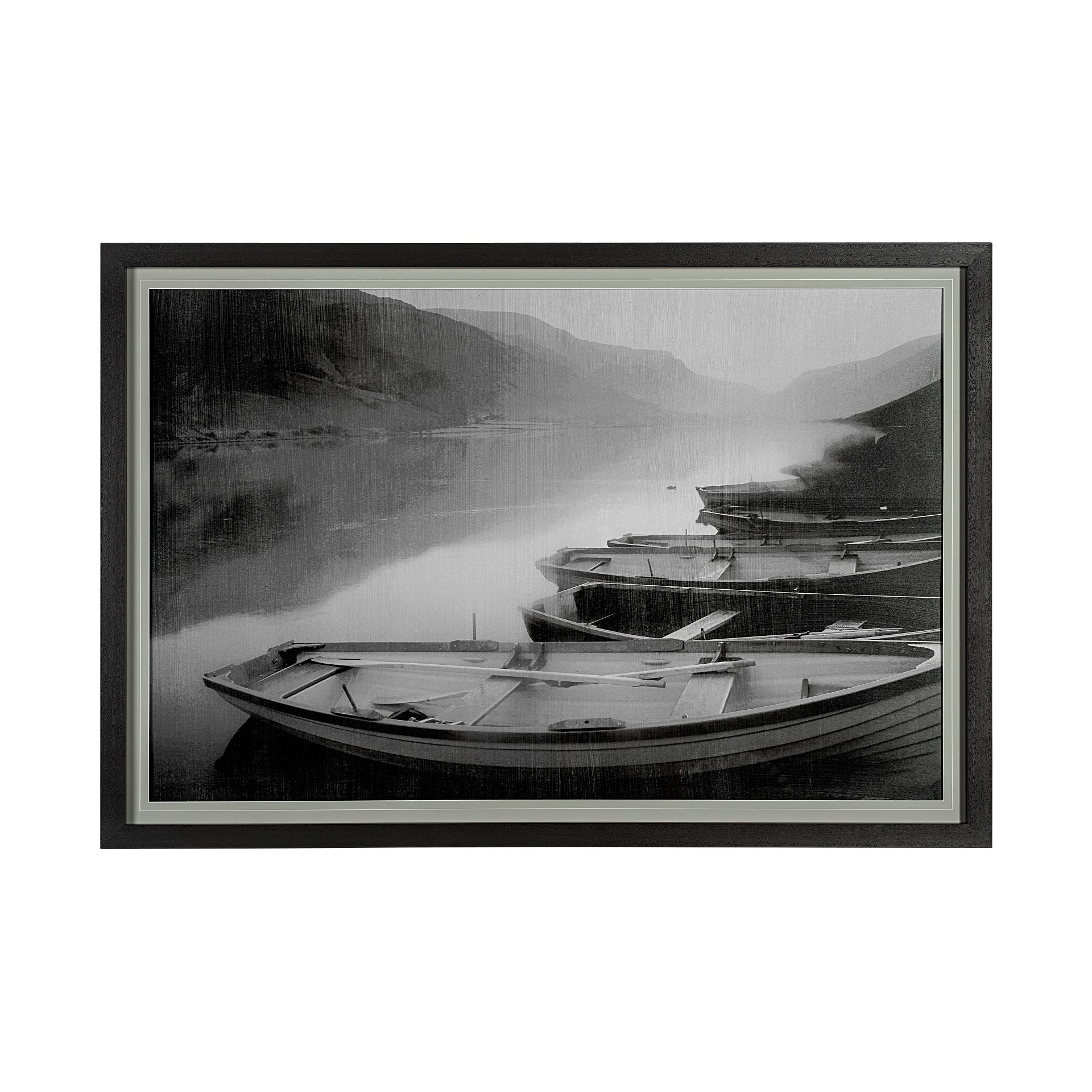 Moored At Sunset Framed Art