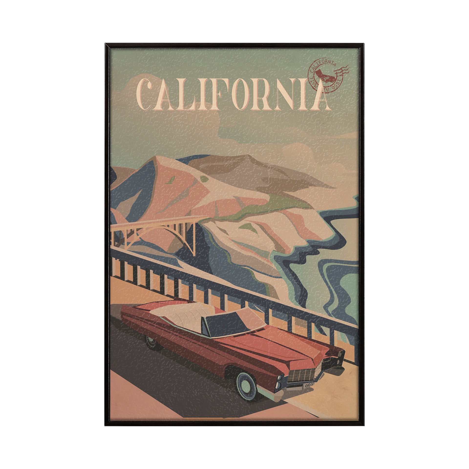 California Go Framed Art
