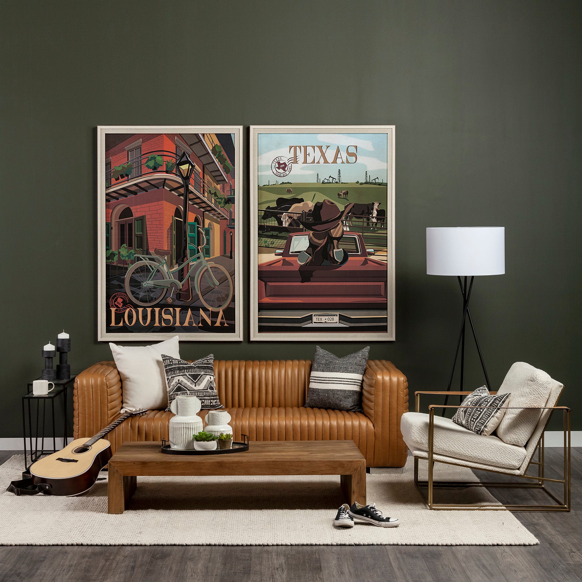 Texas Go Framed Art