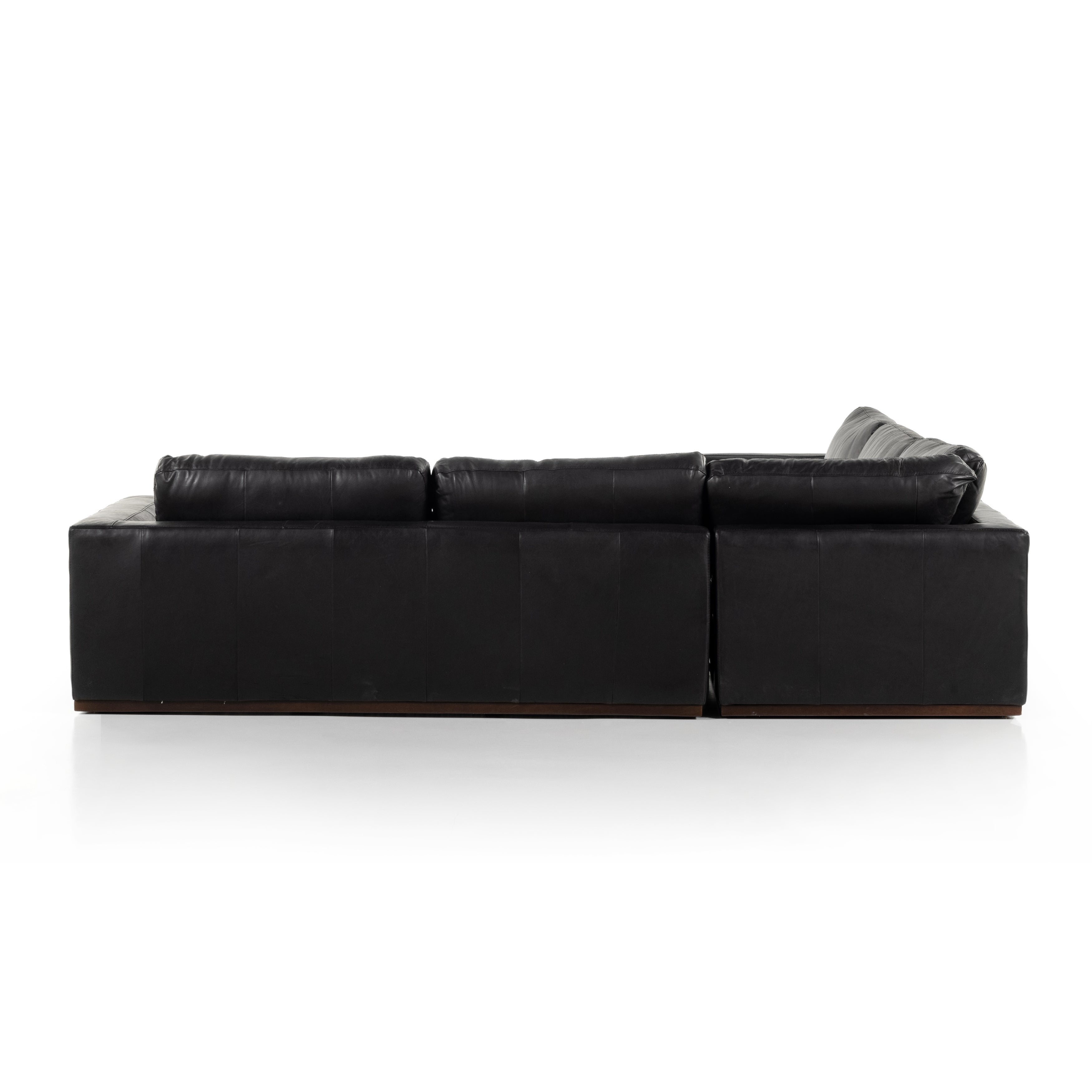 Candice 3-Piece Leather Sectional