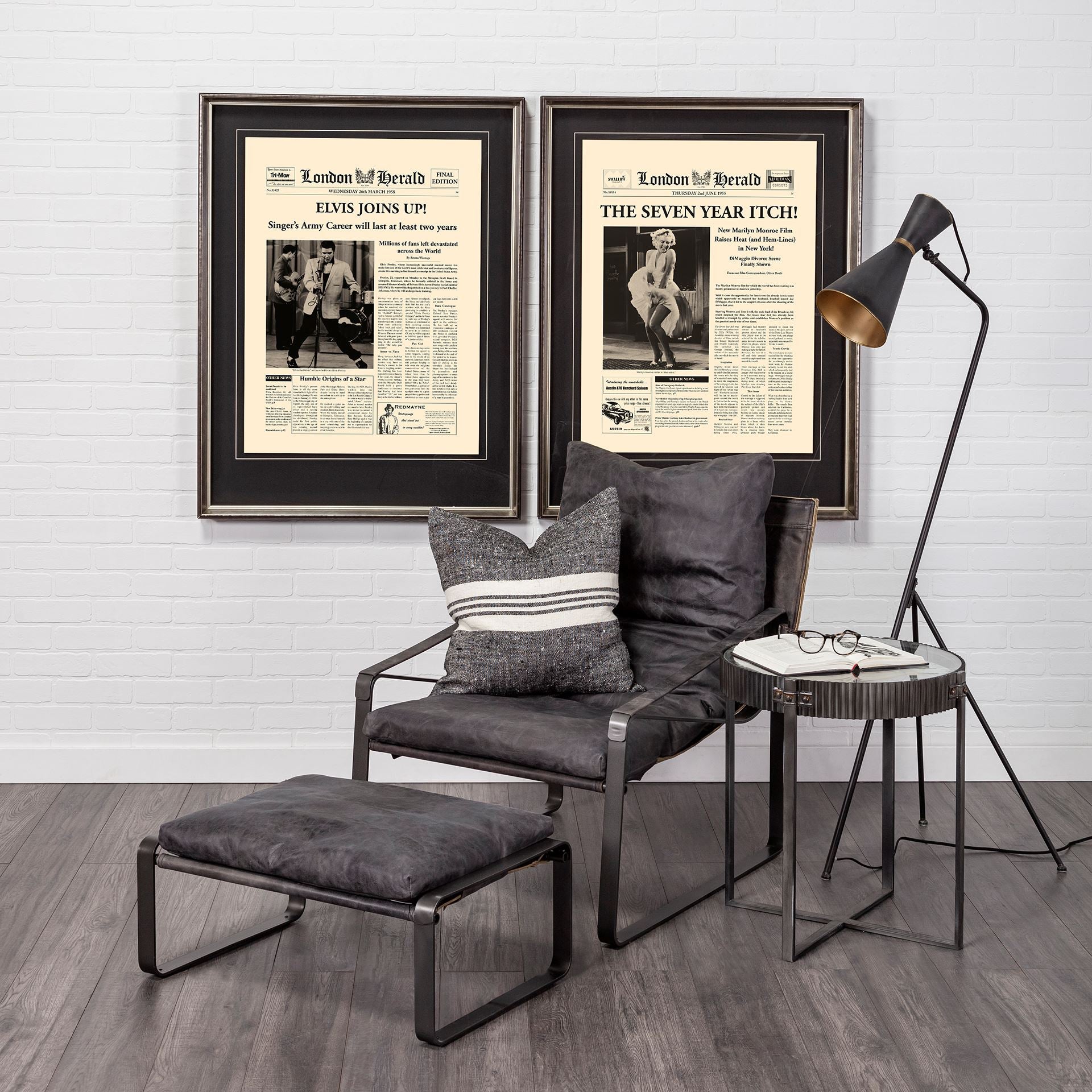 Elvis Joins Up News Headliner Art