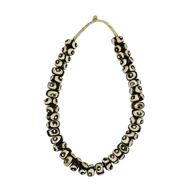Black & White Bone Beads
