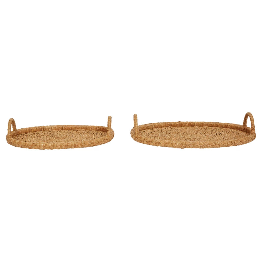 Oval Woven Flat Trays