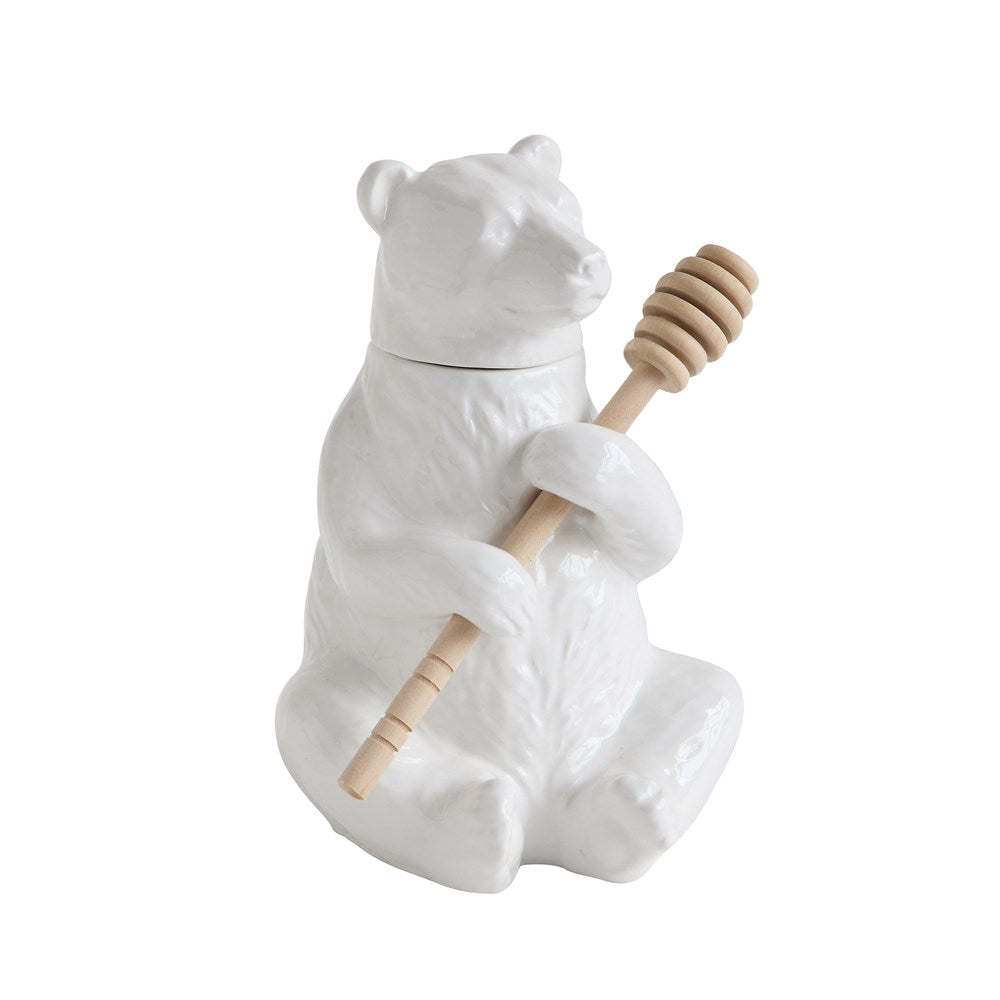 Bear With Honey Dipper