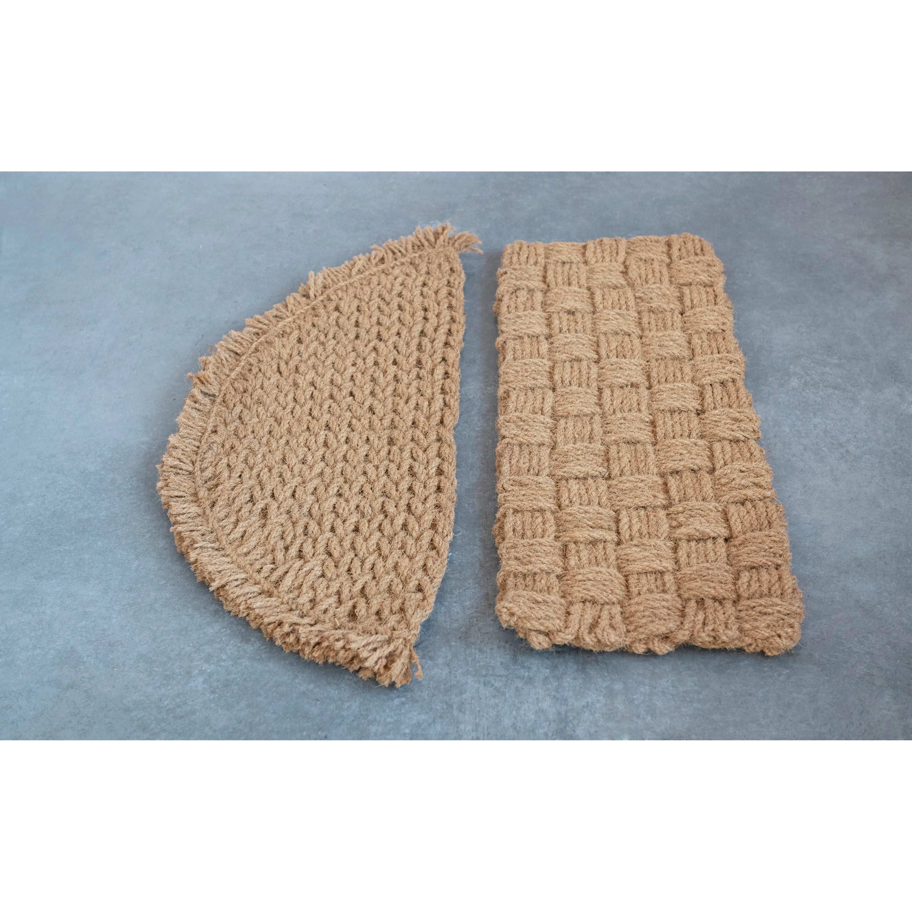 Half Round Doormat w/ Fringe