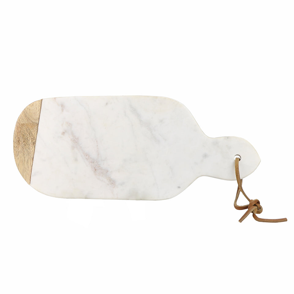 Marble + Mango Wood Cheeseboard