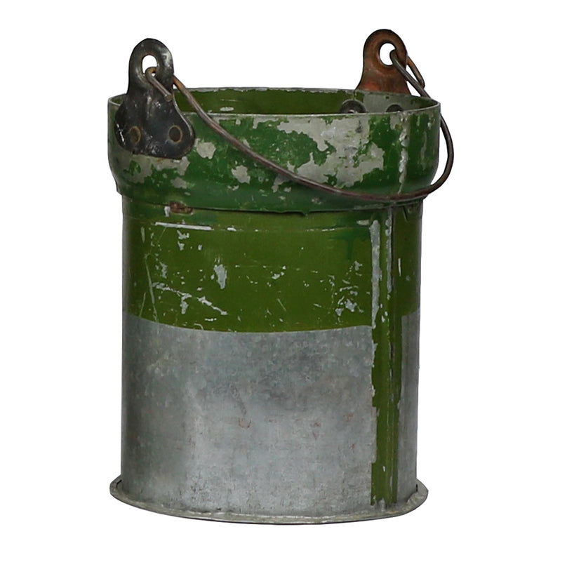Reclaimed Iron Bucket with Handle