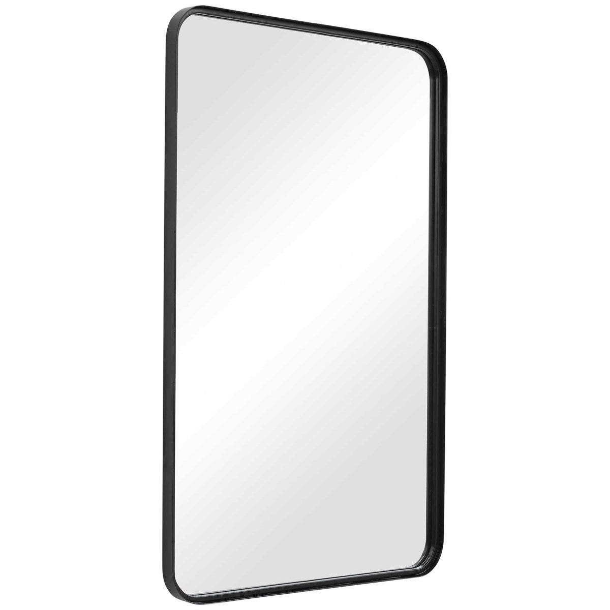 Satin Black Wall Mirror